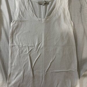 LOFT Women's Cream Tank Top
